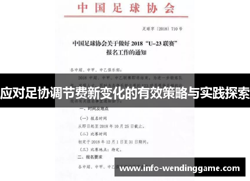 应对足协调节费新变化的有效策略与实践探索